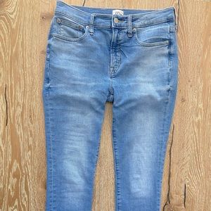 Women’s J. Crew 9” Toothpick Jeans